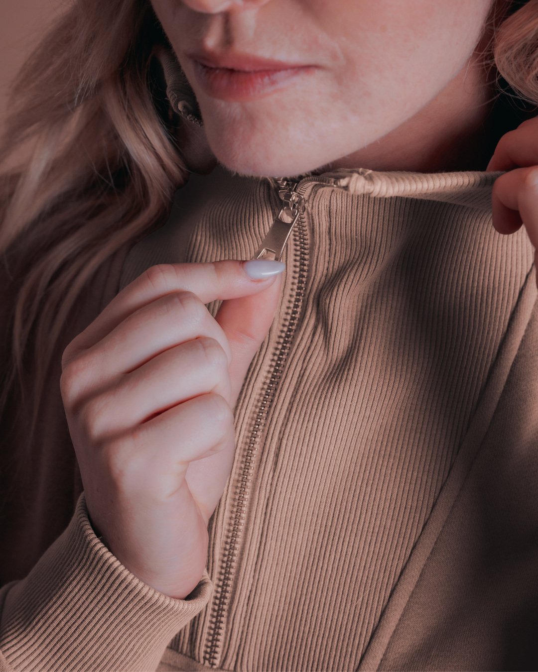 The Classic Quarter Zip - Sand