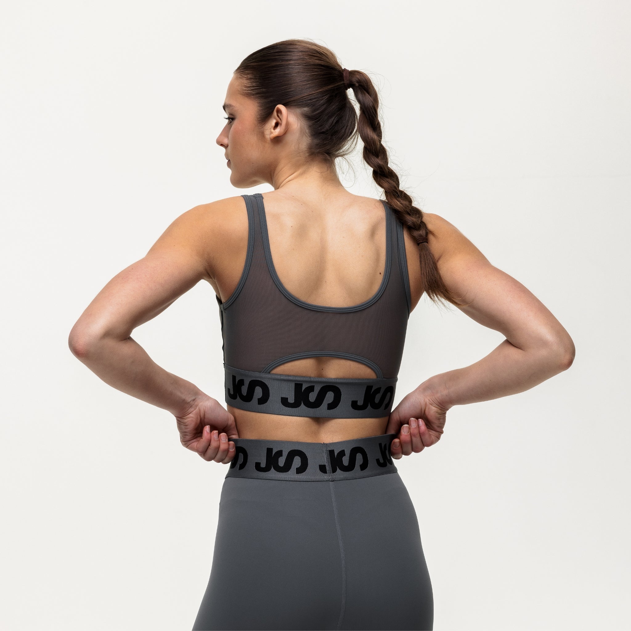 Airflow Medium Support Bra - Slate/Black