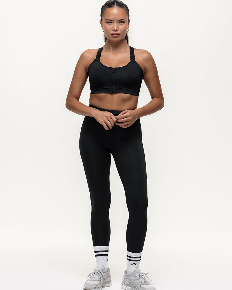 High Rise Genesis Leggings - Black Onyx