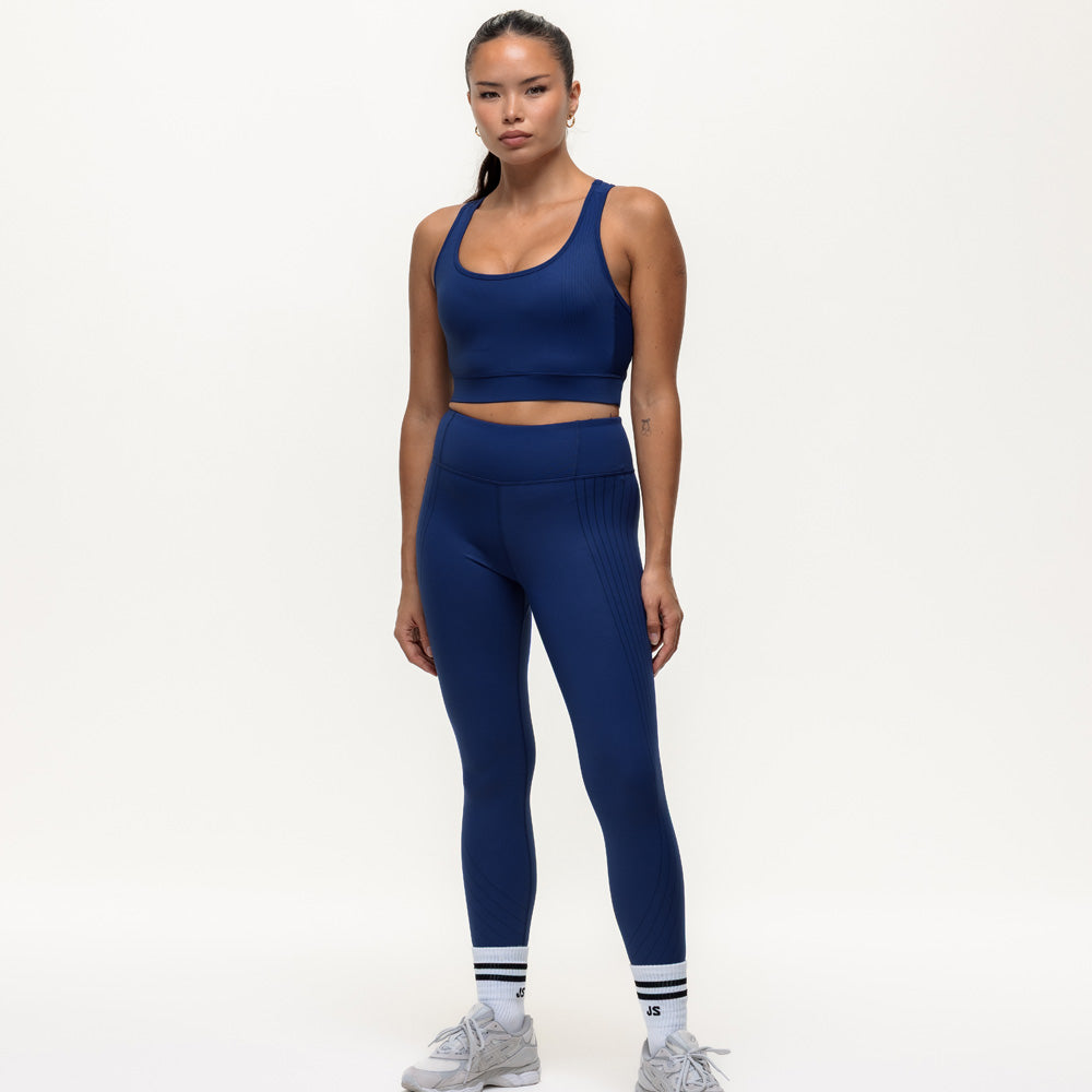 Agility Workout Leggings - True Navy