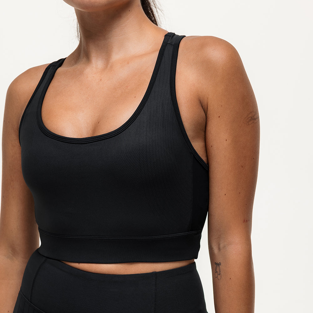 Agility Workout Bra - Black Onyx