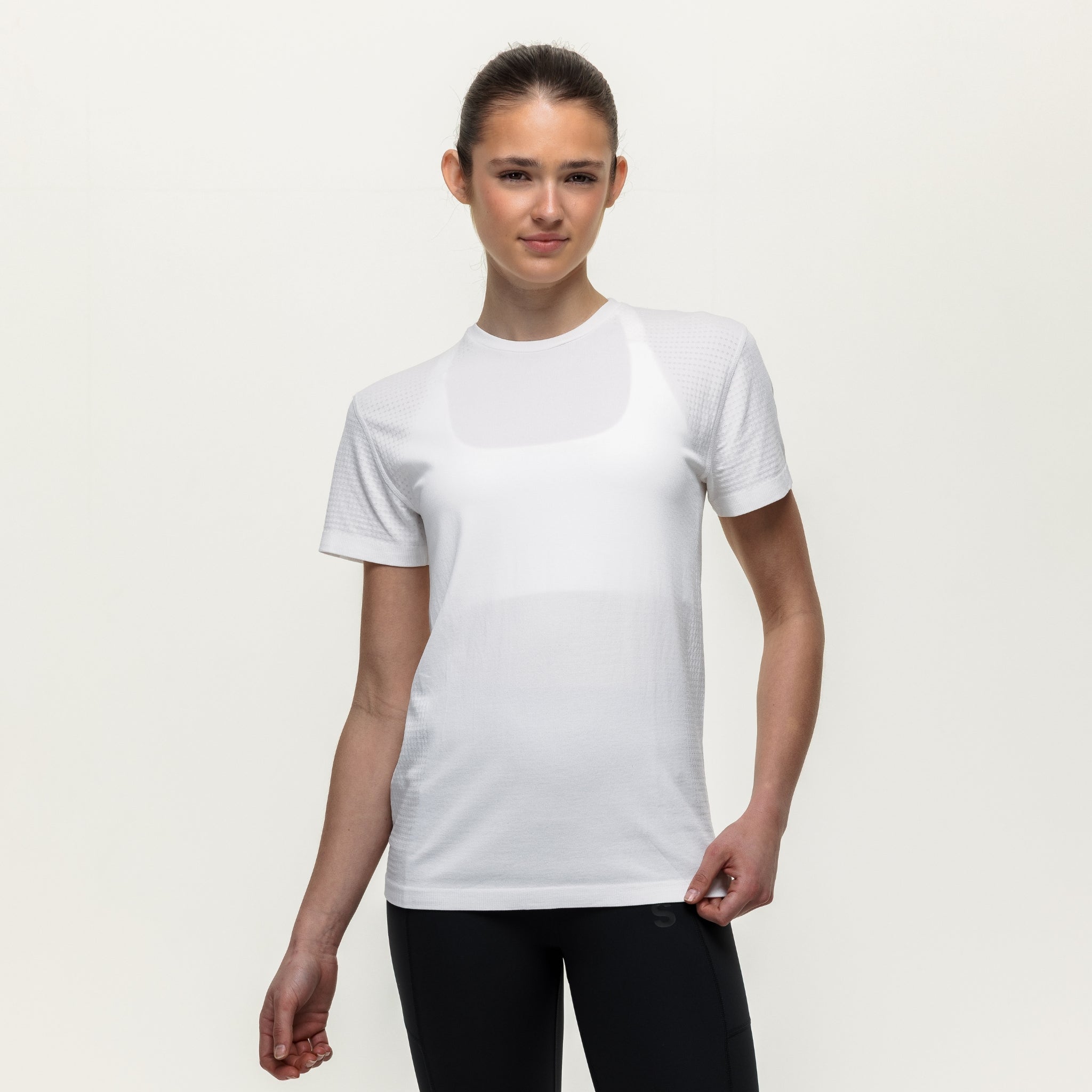 Seamless Performance Training Tee - White