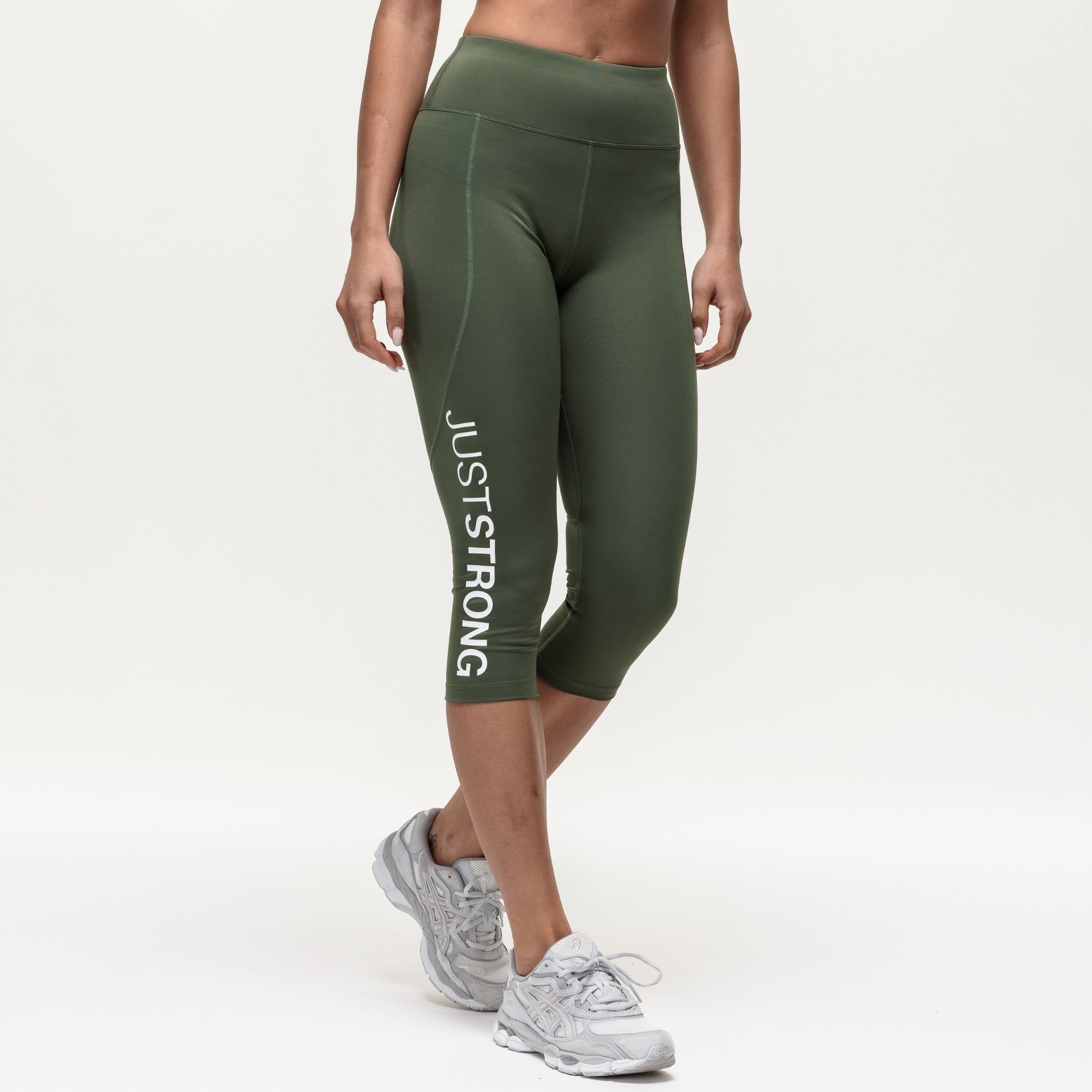 Motion Capri Leggings - Khaki