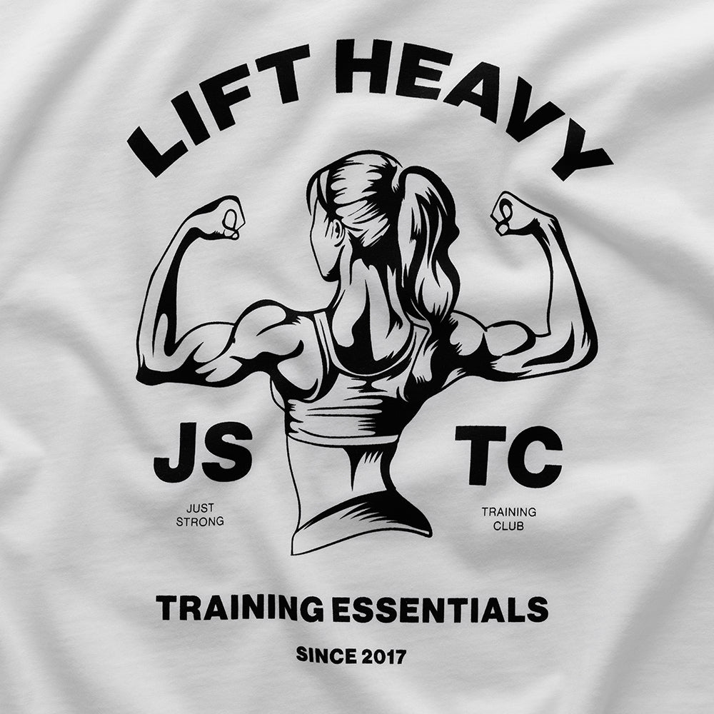 Motion Boyfriend Lift Heavy Graphic Tee - Off White