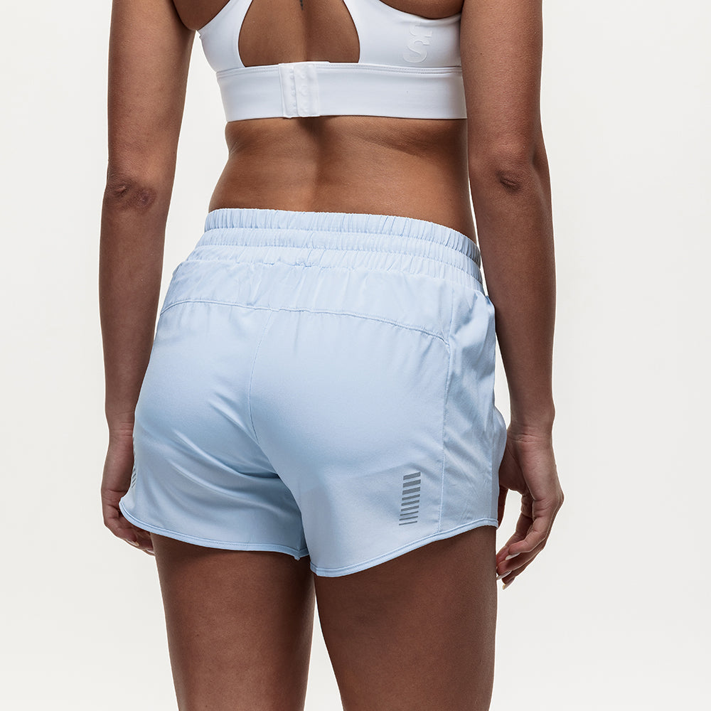 Tempo Lite High Rise Short - Ice Blue