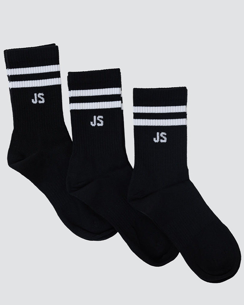 Black Onyx Athletic Socks (3 pack)