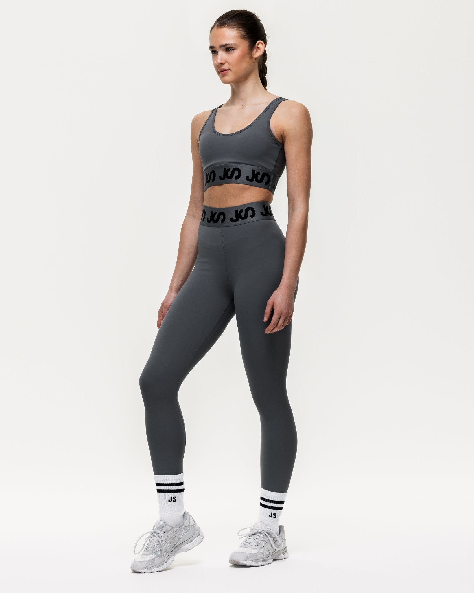 Airflow Medium Support Bra - Slate/Black