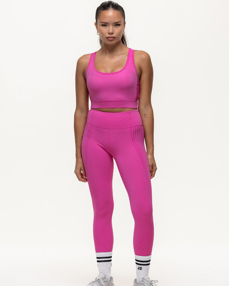 Agility Workout Leggings - Fucshia Pink