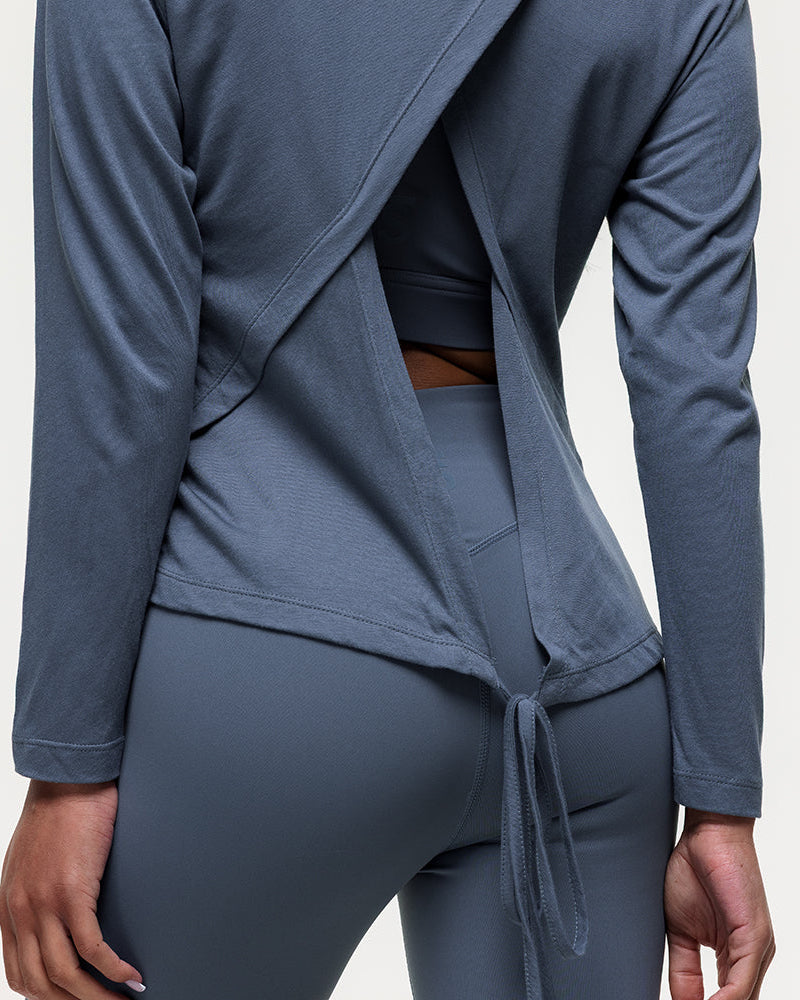 Flow Long Sleeve Tee - Graphite