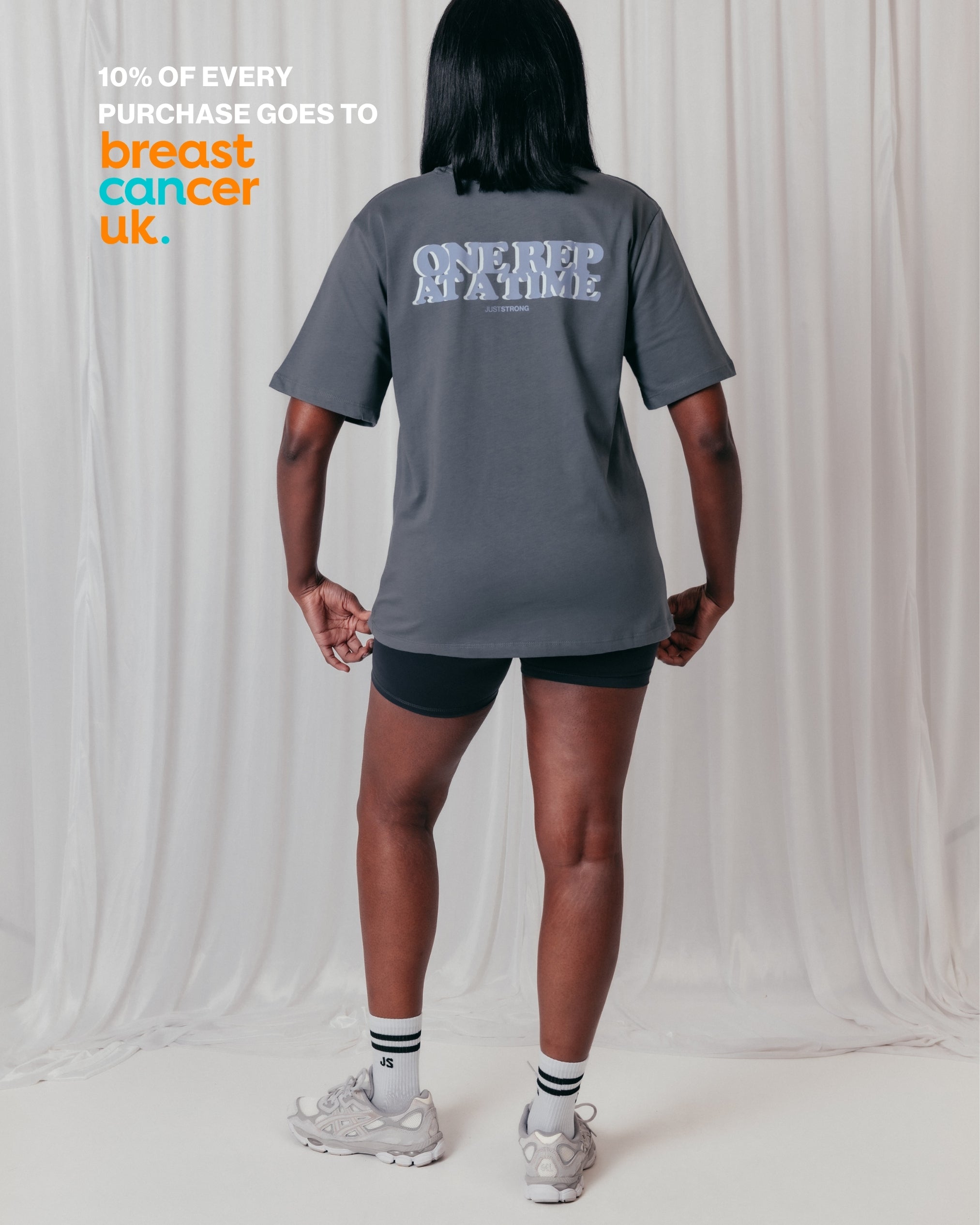 One Rep Boyfriend Tee - Graphite