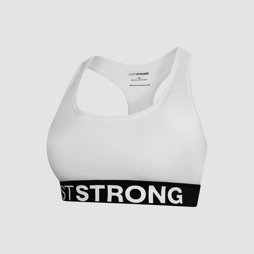 Motion Light Support Bra - White