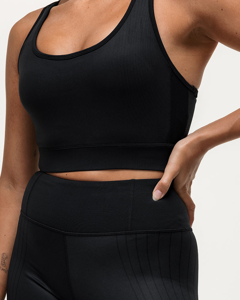 Agility Workout Bra - Black Onyx