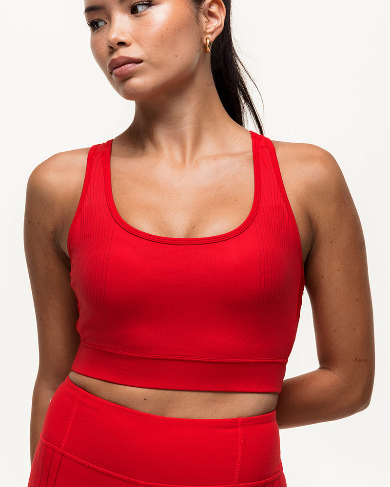 Agility Workout Bra - Ruby Red