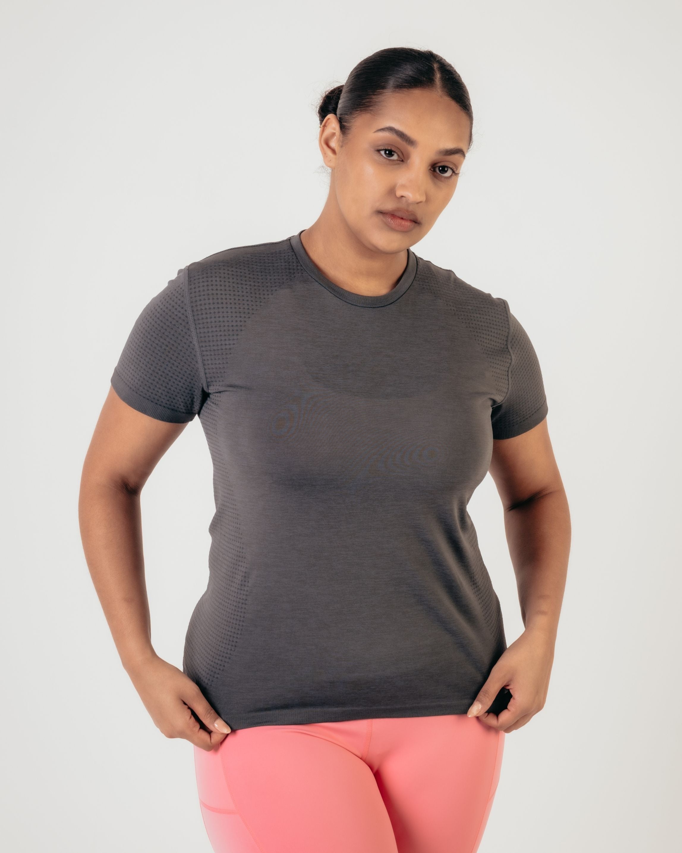 Seamless Performance Training Tee - Slate