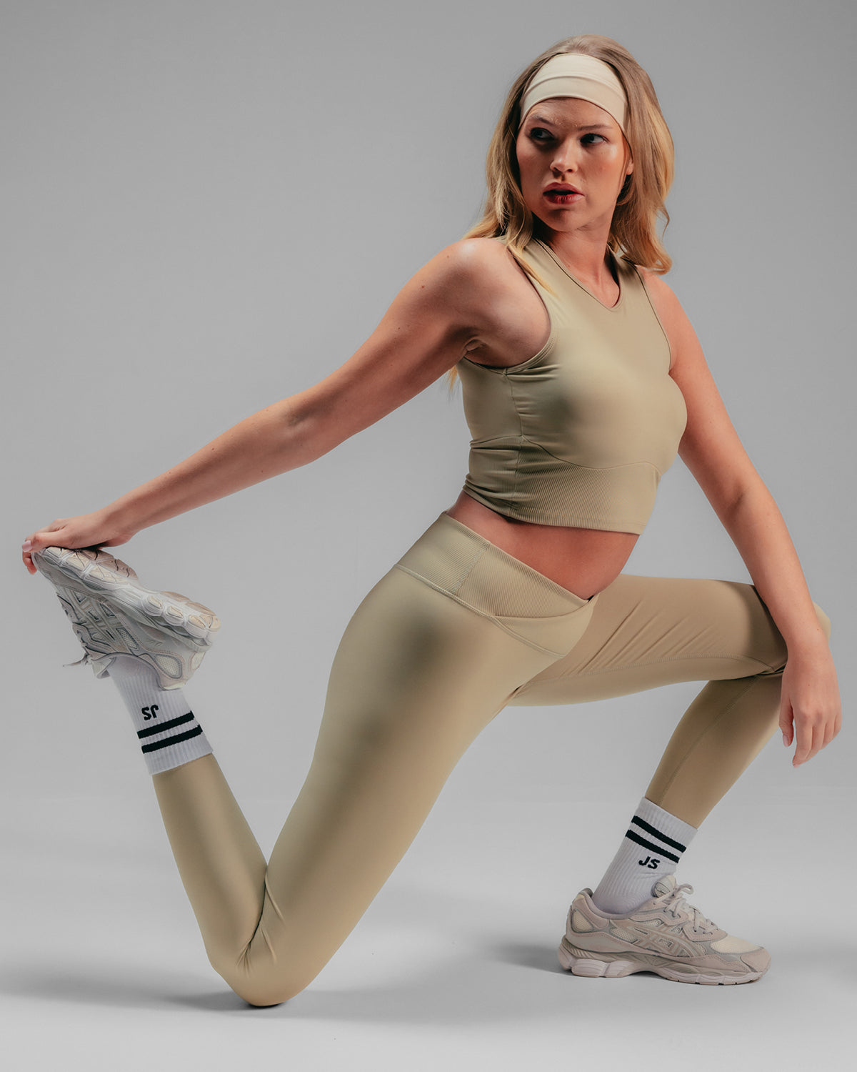 Wrap Over Leggings - Mocha