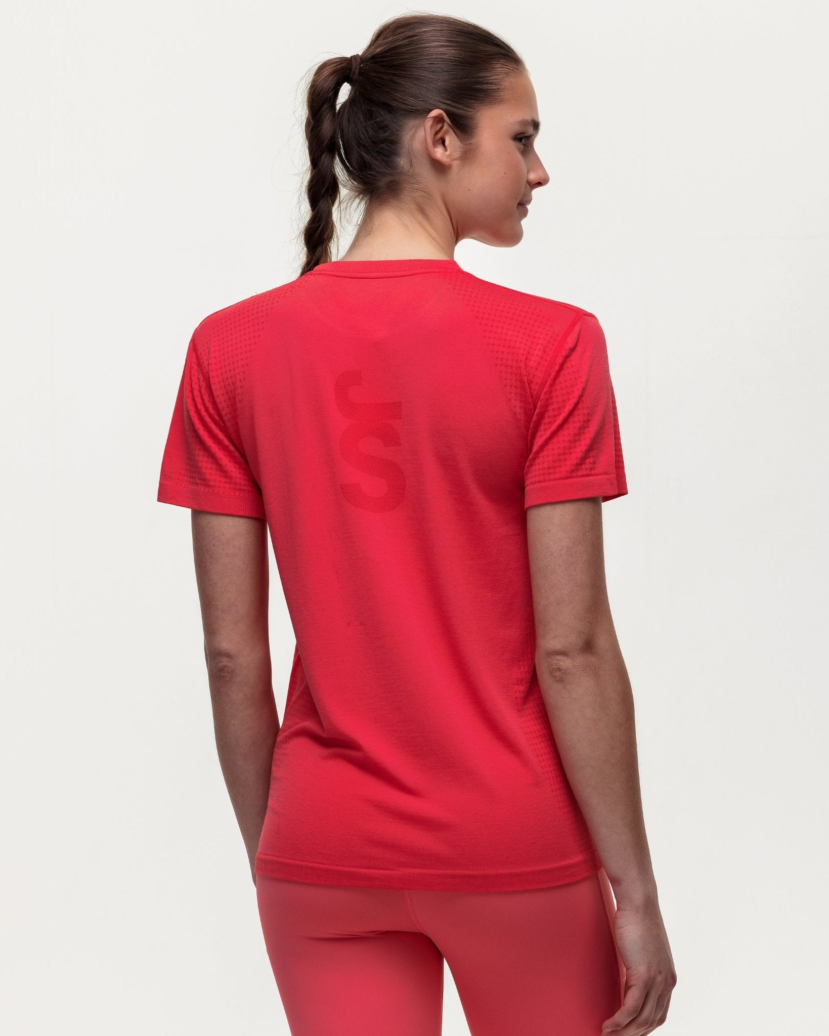 Seamless Performance Training Tee - Coral