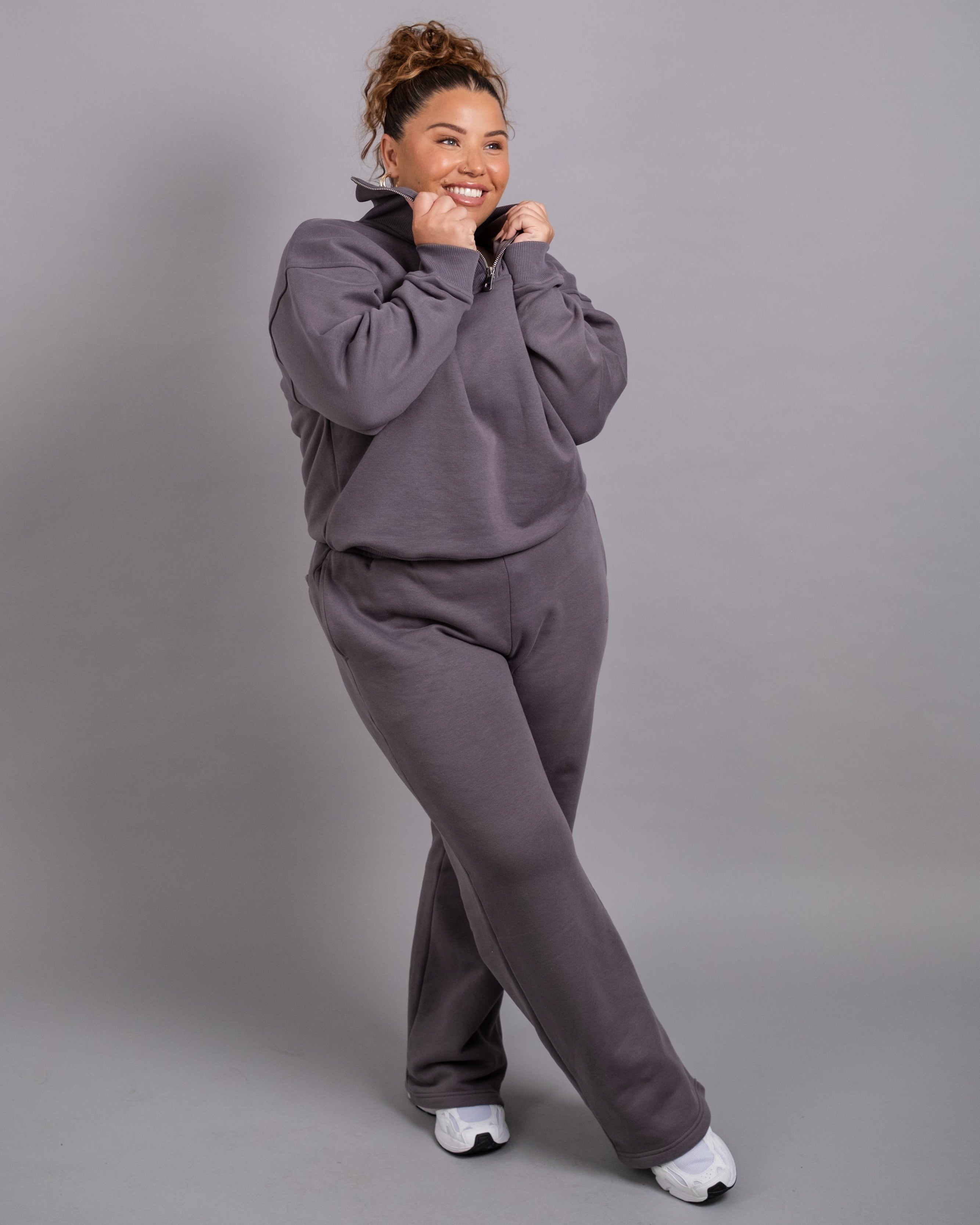 Classic Quarter Zip - Smoke