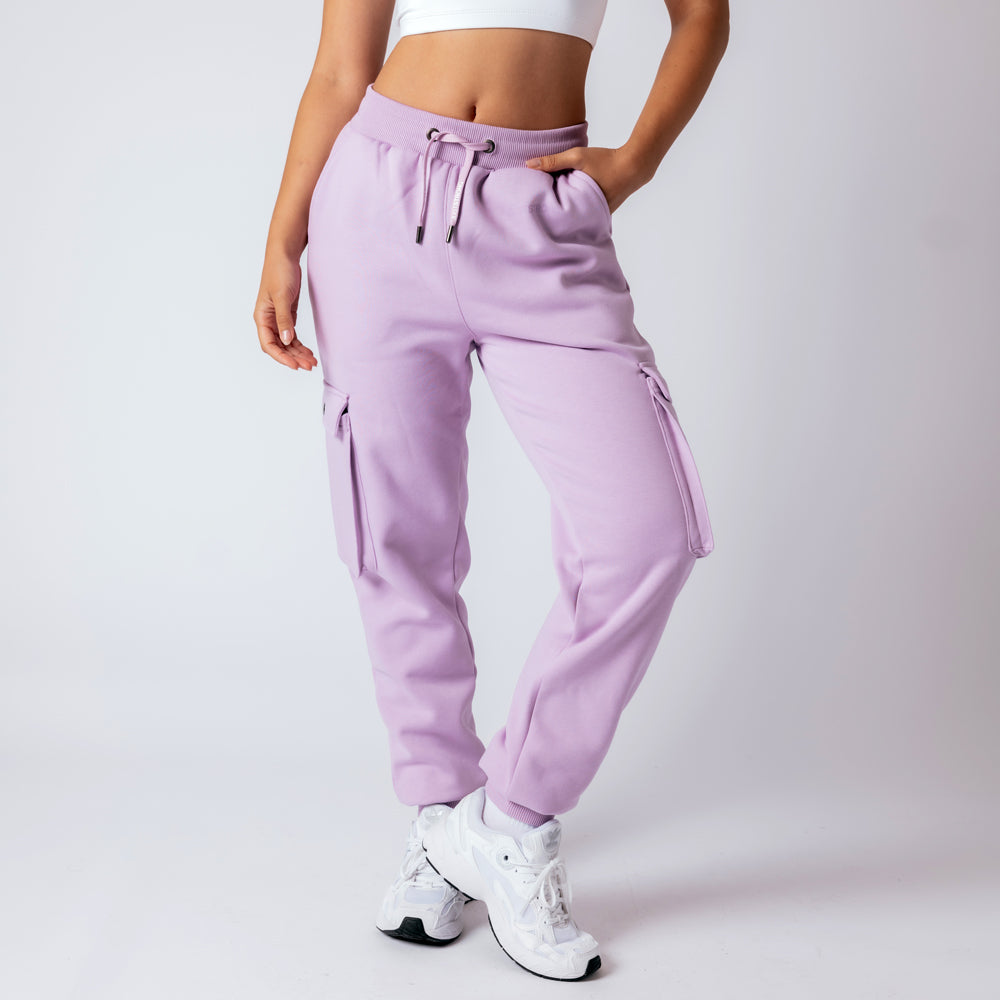 Cargo Joggers - Lilac Mist