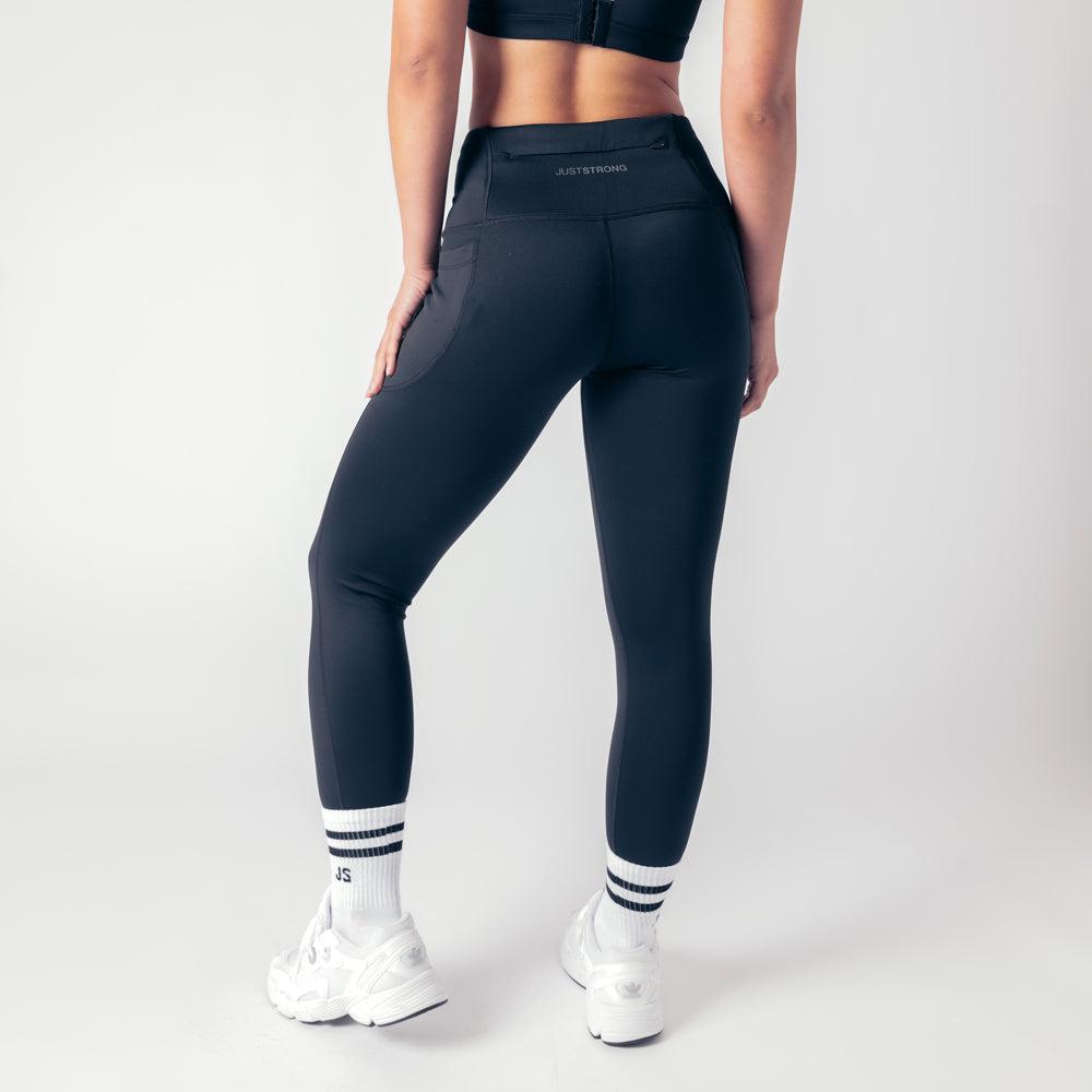 High Rise Genesis Leggings - Black Onyx