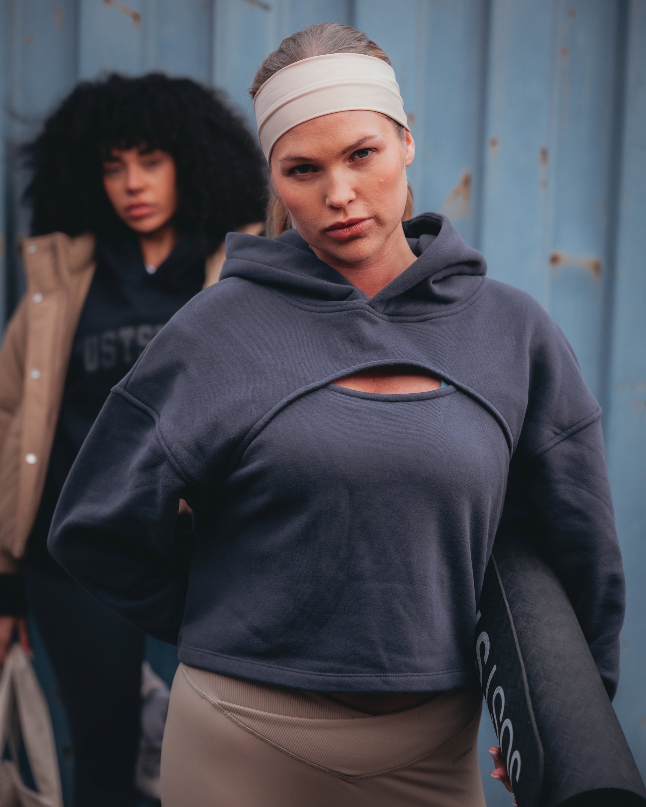 Ultimate Crop Hoodie - Black