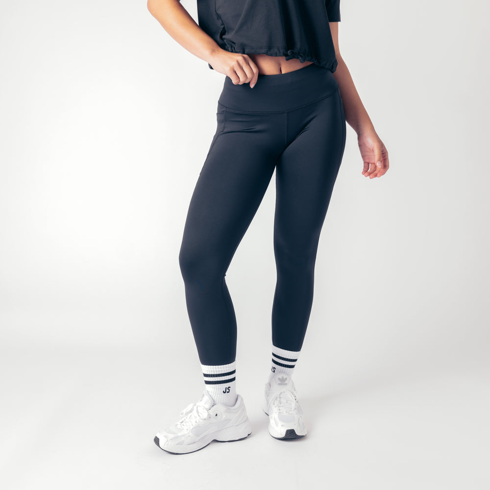 Mid Rise Genesis Leggings - Black Onyx