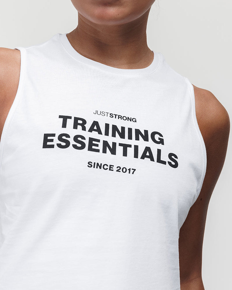 Motion Training Essentials Tank - Ivory White