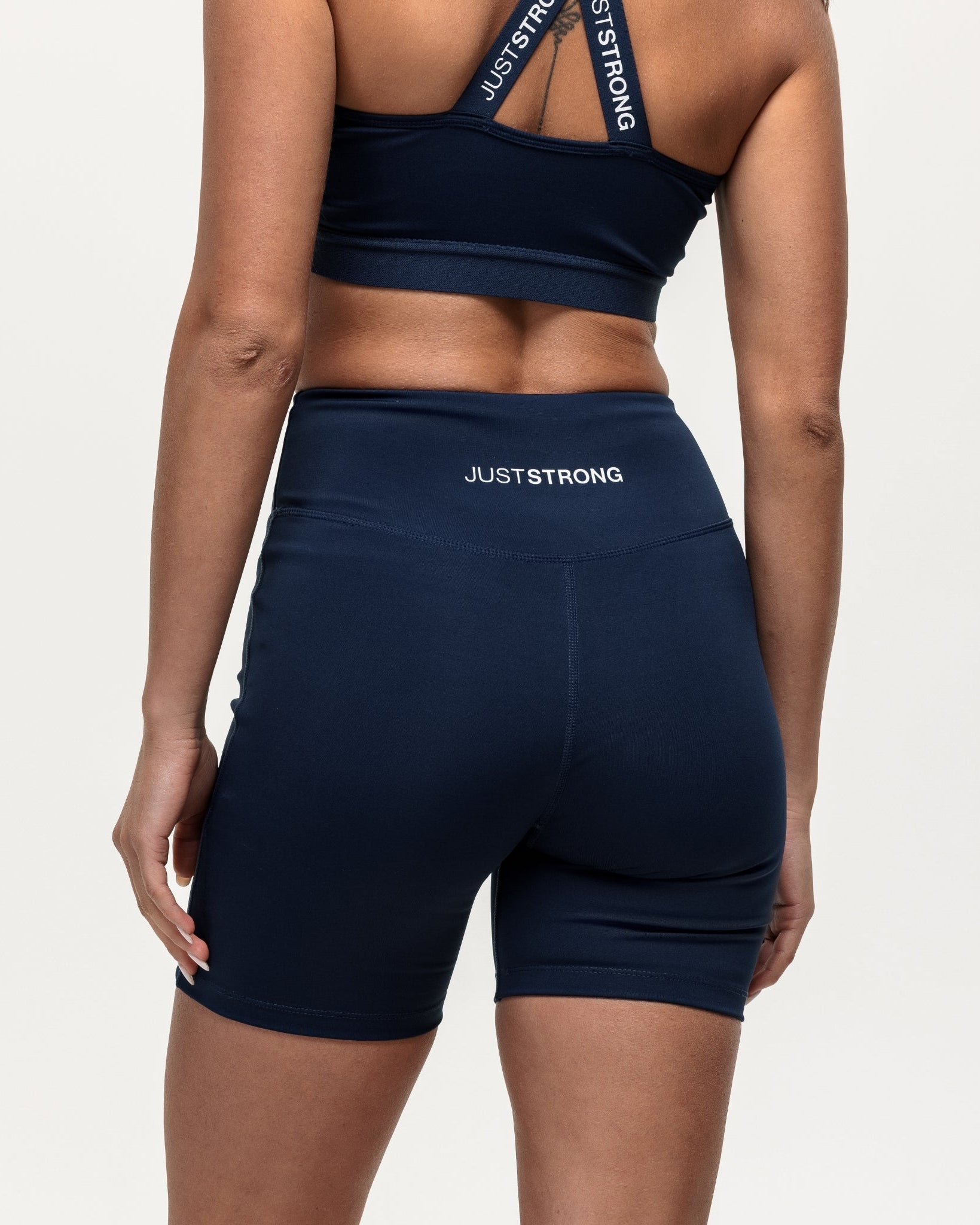 Motion High Rise Biker Shorts - Navy