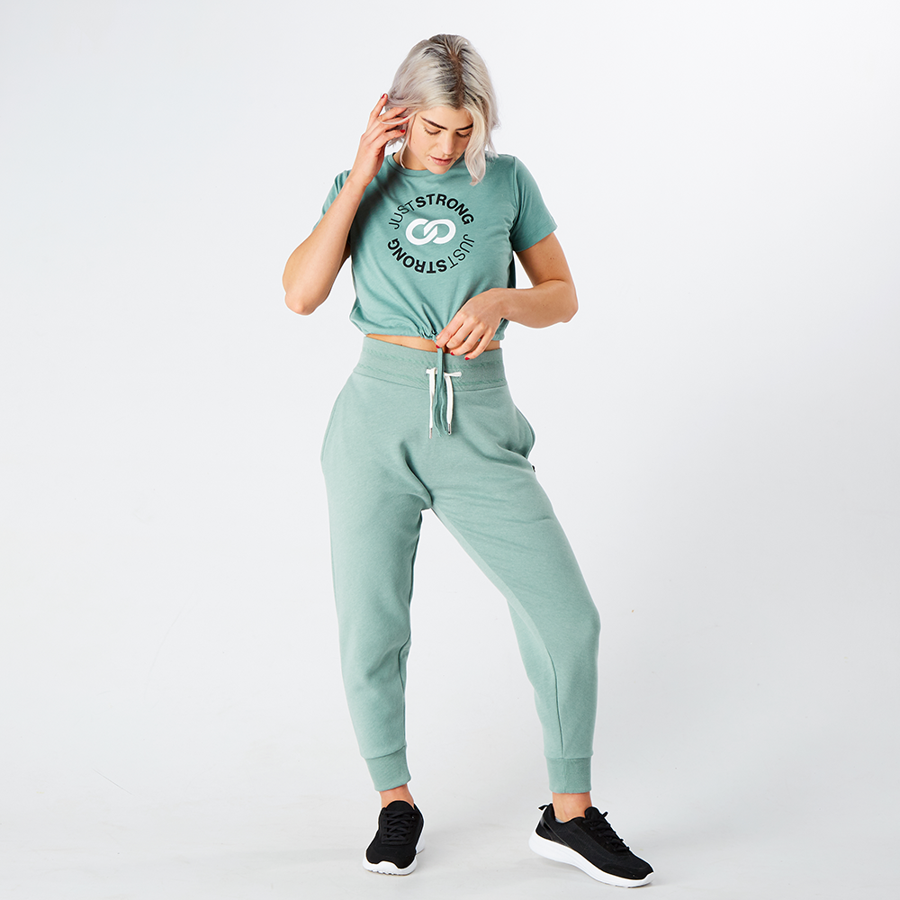 Moss Green Marl Relax Joggers